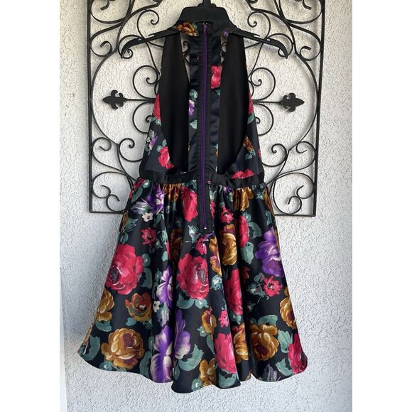 Sam Edelman Russian Romance Fit & Flare Floral Print Dress - Size 6 - Multic - Picture 4 of 7